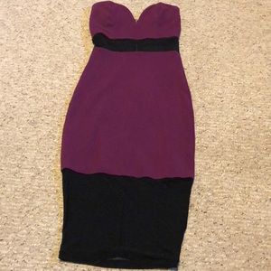 Strapless Mesh Dress